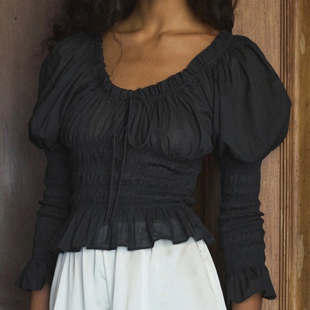 DOEN Baptisia Top in Black